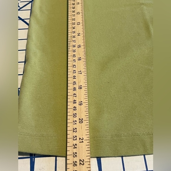 PATAGONIA ORGANIC COTTON WM SZ SMALL VNECK SLEEVELESS TEE LT GREEN - Picture 6 of 6